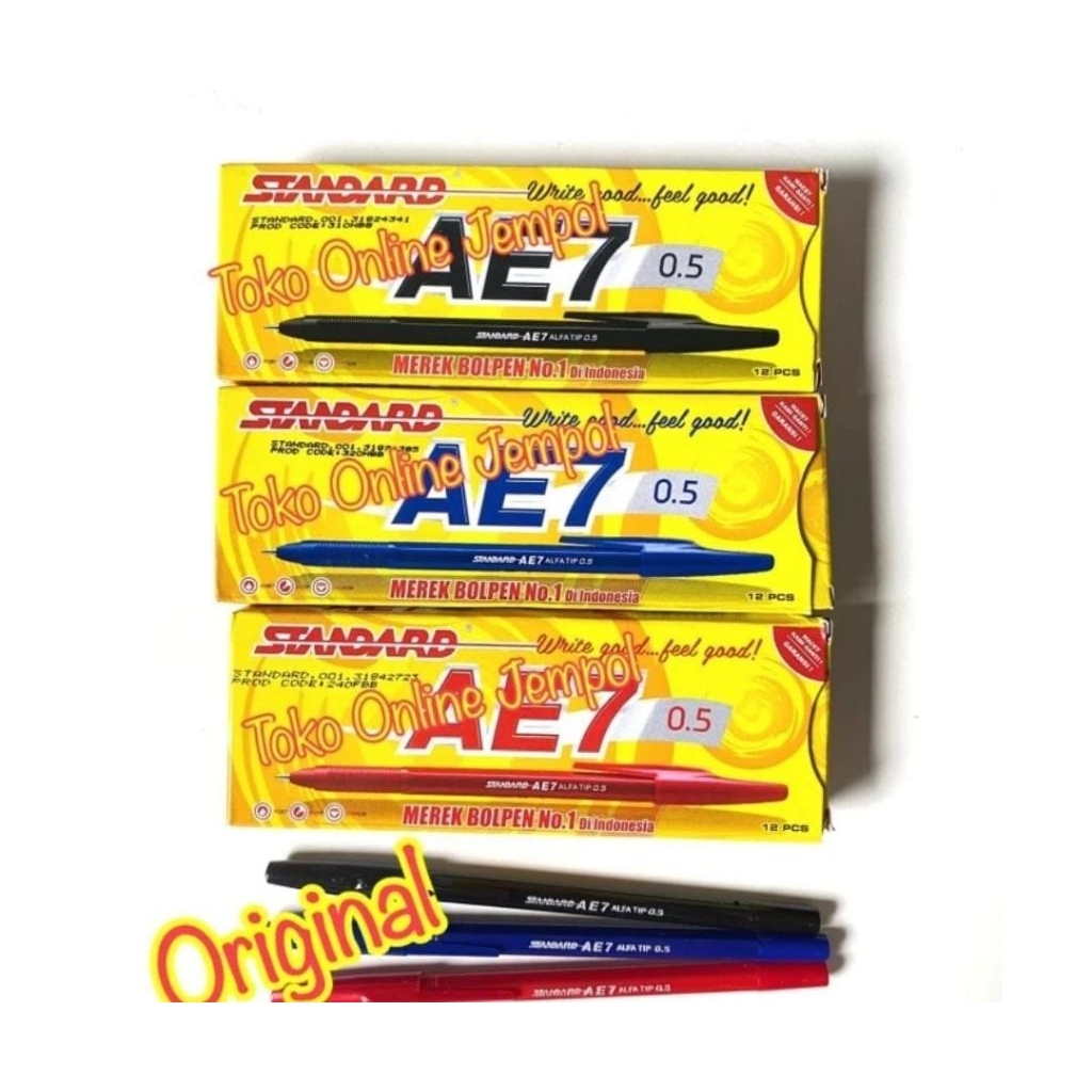 

pulpen merek standard Ae7