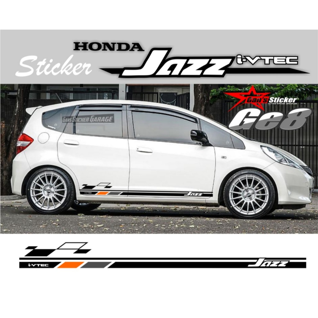 Sticker Cutting Honda Jazz Ge8 Aksesoris Mobil Honda Jazz Ge8