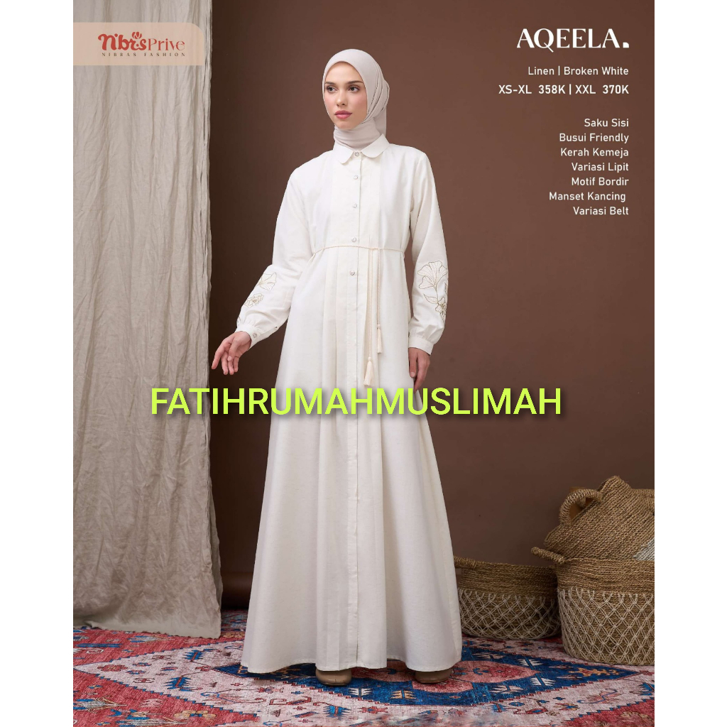 NEW / TERBARU / NIBRAS / GAMIS DEWASA / GAMIS NIBRAS / GAMIS / AQEELA / AQEELA / NIBRAS GAMIS