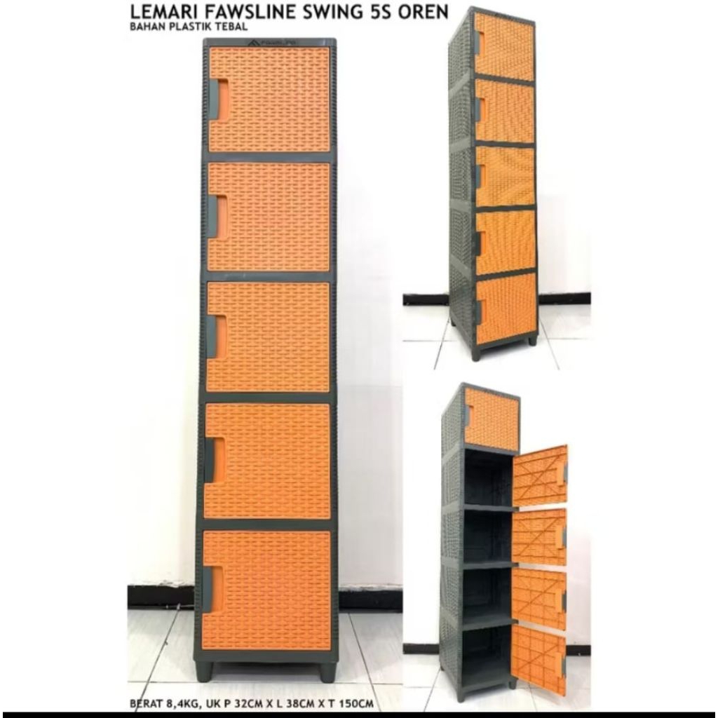 LEMARI FAWSLINE SWING 5 SUSUN