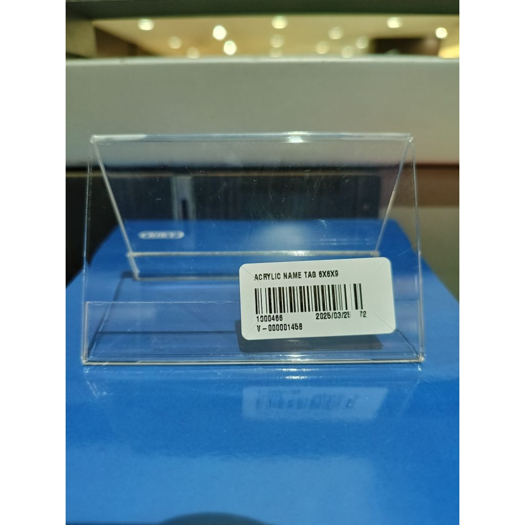 

Acrylic Name Tag (6 x 6 x 9) / Pcs