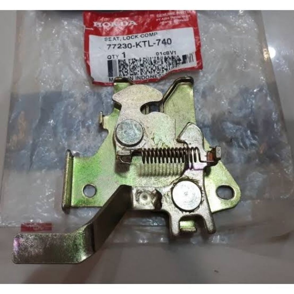 ENGSEL DUDUKAN JOK HONDA SUPRA FIT NEW REVO100 REVO 100 LAMA LANCIP ORI AHM SEAT LOCK COMP 77230-KVR