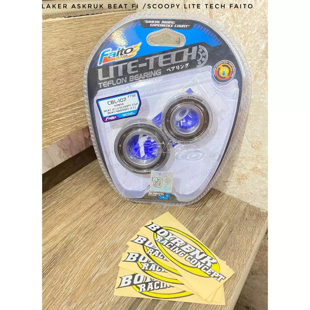 BEARING KRUK AS LAKER ASKRUK BEAT/BEAT FI/BEAT ESP FAITO LITE TECH -BOYRENK RACING CONCEPT
