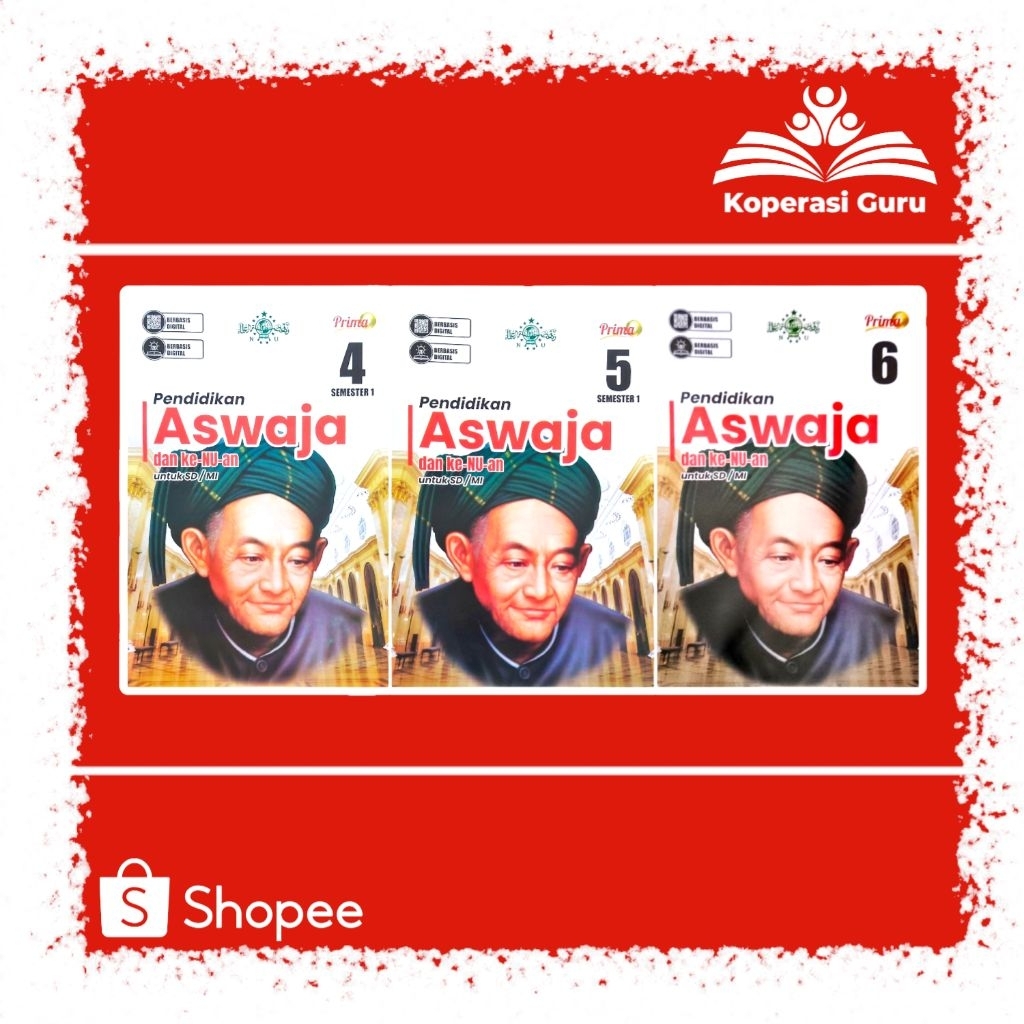 Lks Prima Aswaja SD/MI Kls 4, 5 & 6 Semester 1 & 2 2025