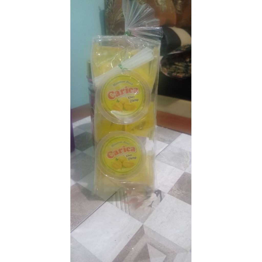 

minuman Carica oleh2 khas dieng