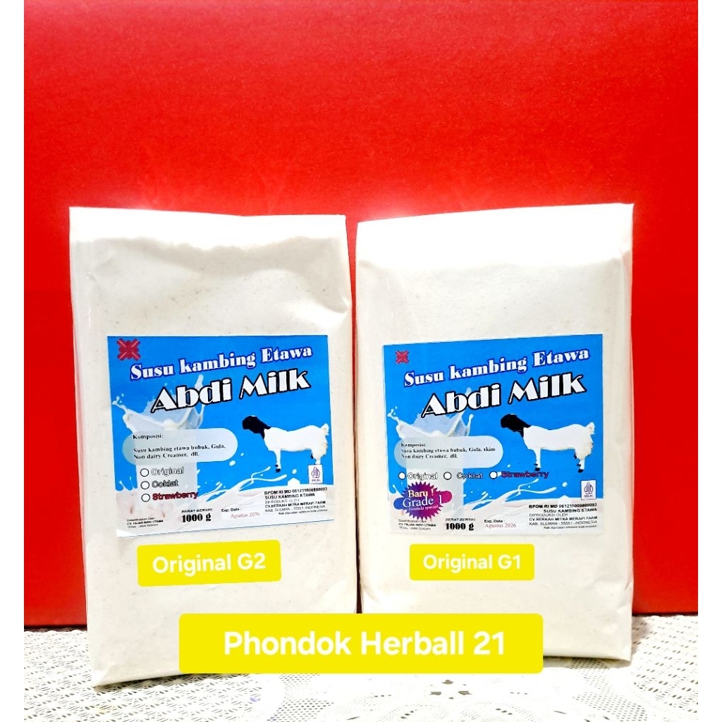 

Susu Kambing Etawa Bubuk Original Abdi Milk