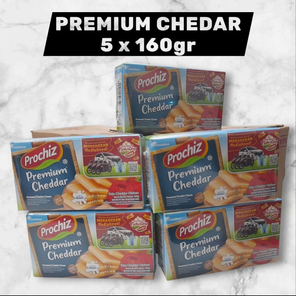 

DAPAT 5 x 160gr PROCHIZ GOLD PREMIUM CHEDDAR KEMASAN SPECIAL BERHADIAH