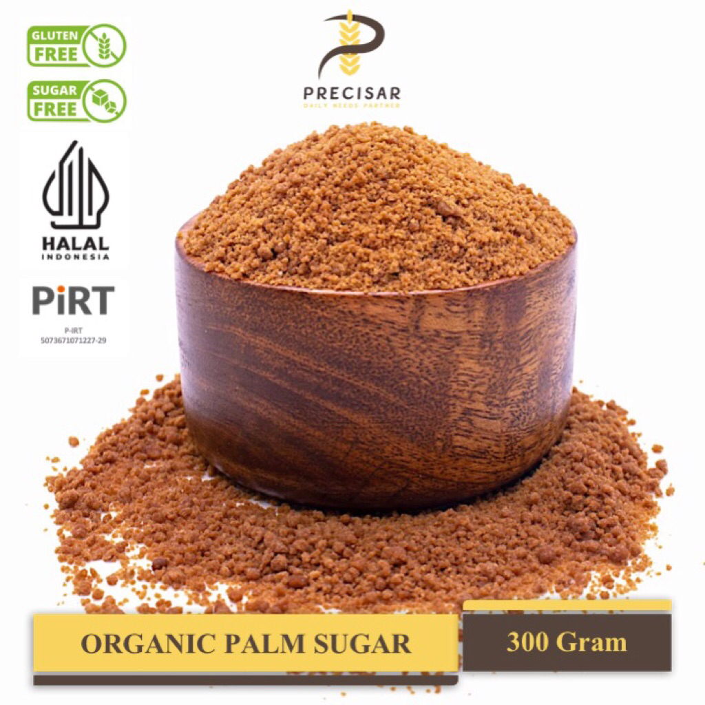

Gula Aren Organik / Organic Palm Sugar - 300 Gram - Natural | Gluten Free | Vegan | Non GMO