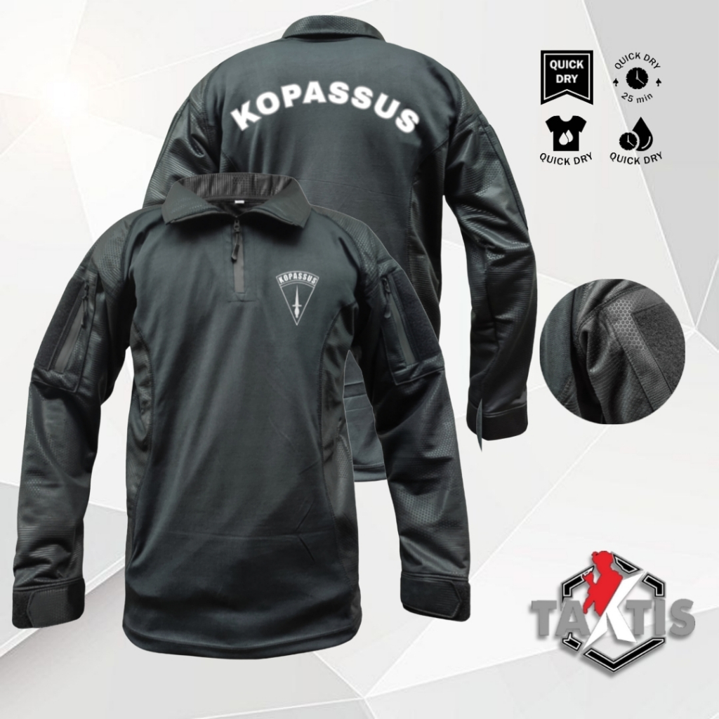 Kaos BDU Embos KOPASSUS Tactical Battle Dress Uniform - Seragam Tempur yang Nyaman dan Taktis