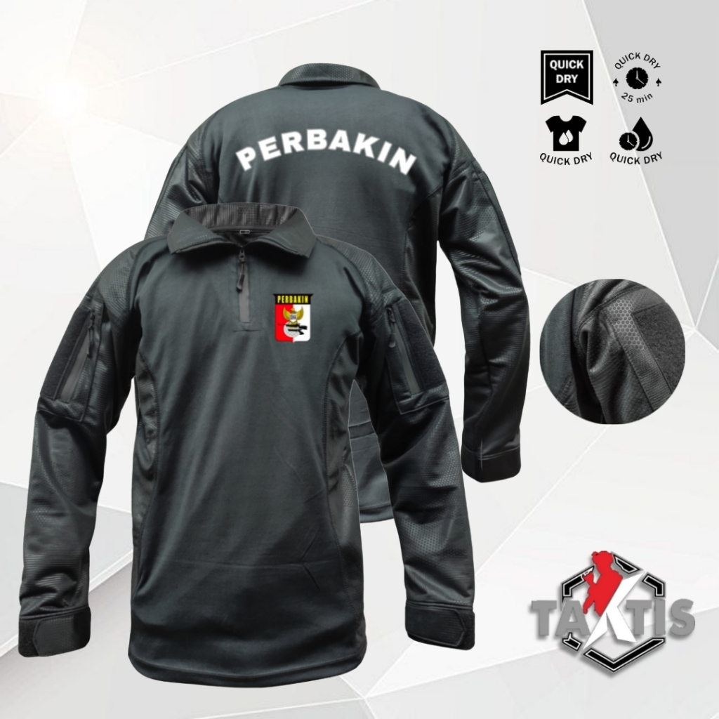 Kaos BDU Embos PERBAKIN Penembak Indonesia Tactical Battle Dress Uniform - Seragam Tempur yang Nyama