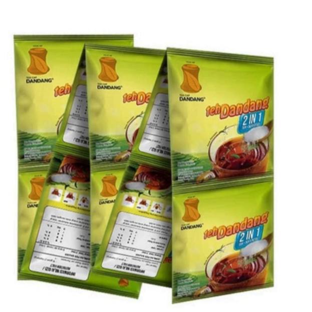 

Teh Dandang 2 in 1 Teh Gula Tebu Renceng isi 10 sachet x 18 Gram