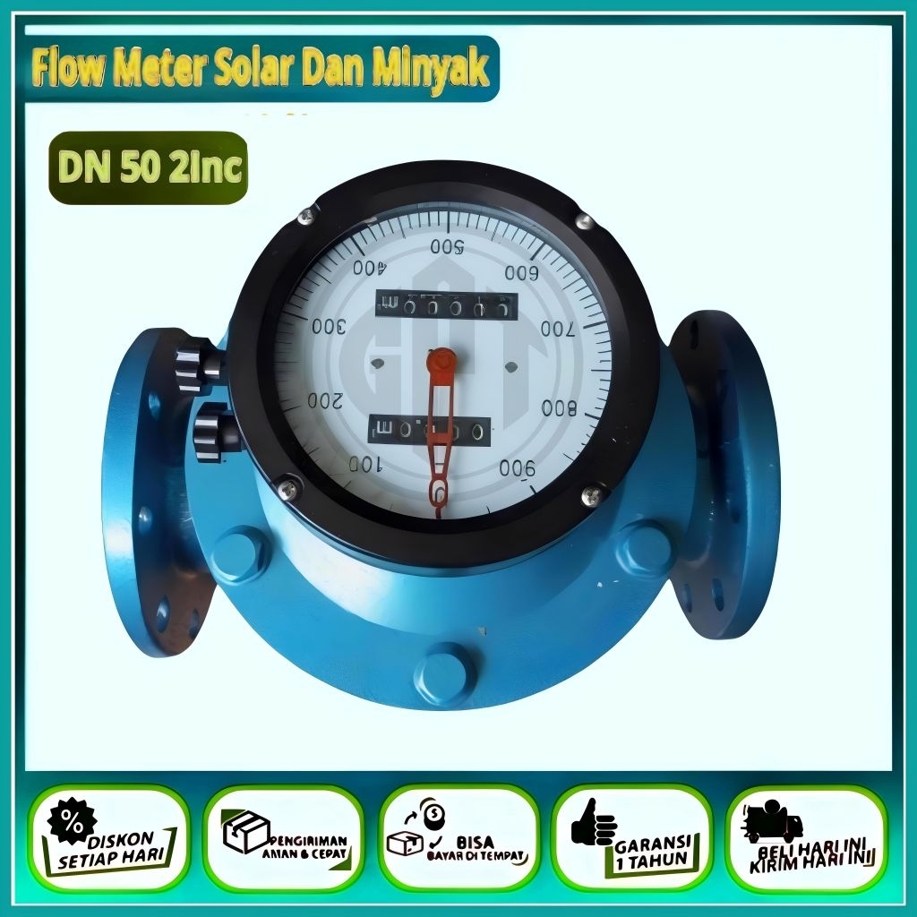 Flow meter Solar Flowmeter minyak 2inch Oval Gear Flow meter 2 inch