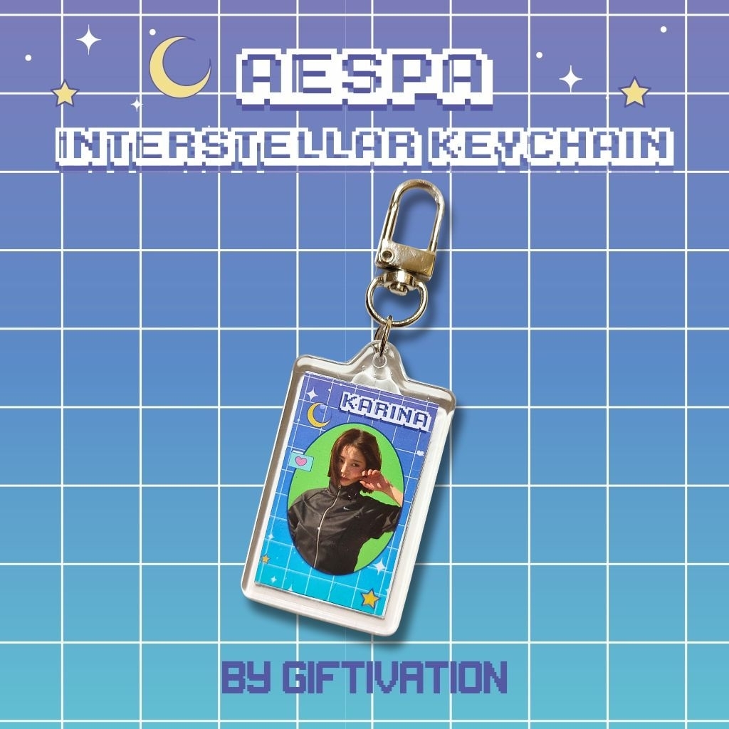 AESPA KEYRING KEYCHAIN SUPERNOVA KARINA GISELLE WINTER NINGNING