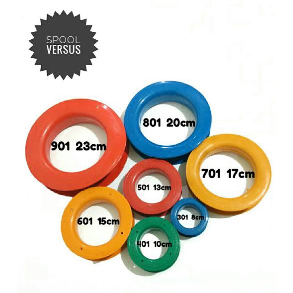 spool plastik gulungan senar pancing / layangan