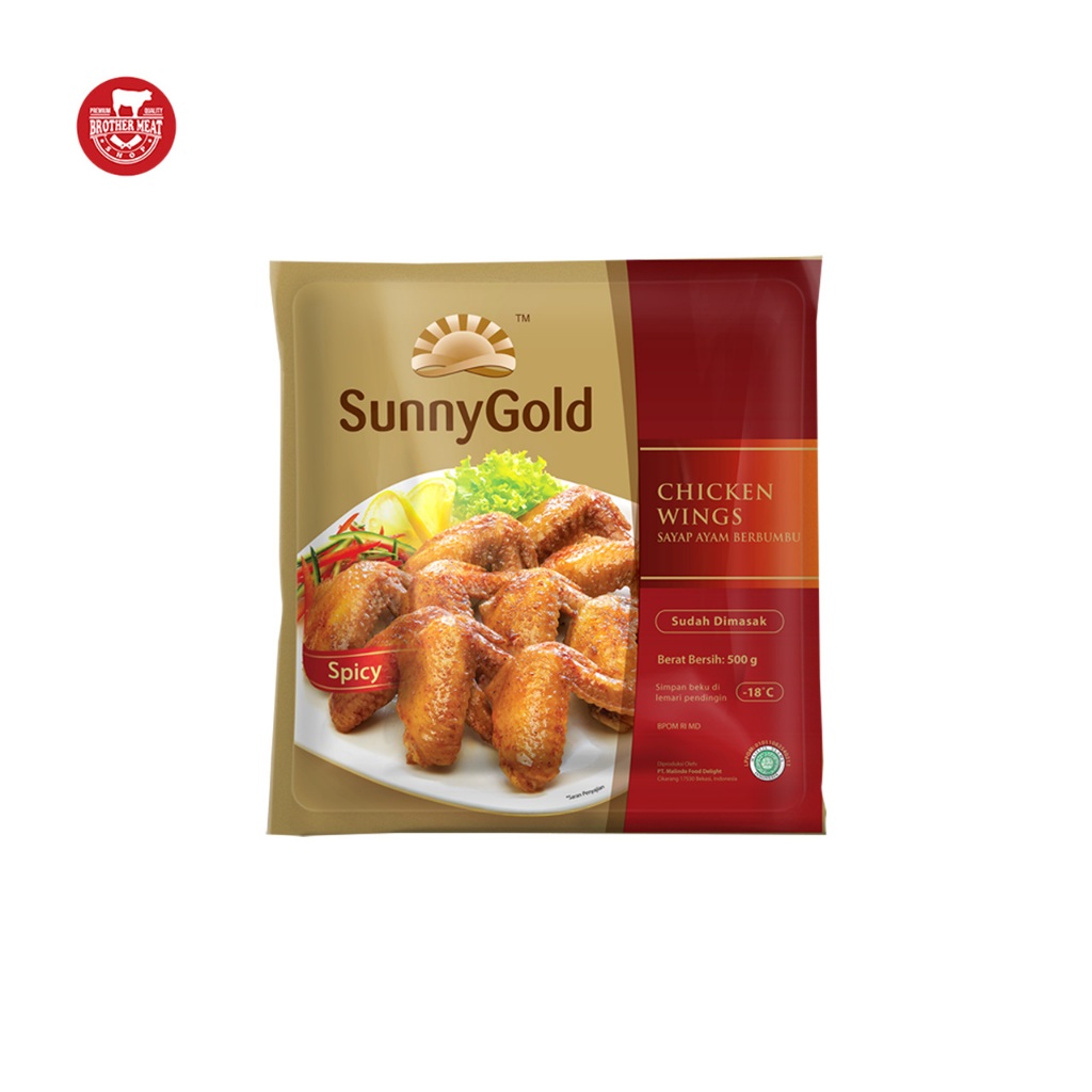 

Sunny Gold Chicken Wings 500gr / Sayap Ayam - Brothermeatshop
