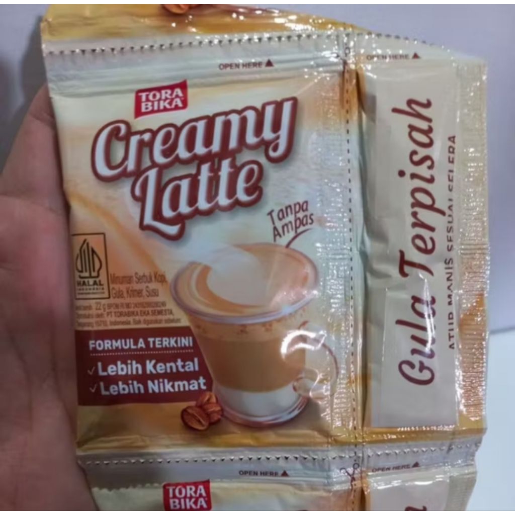 

Torabika Creamy latte isi 10 sachet