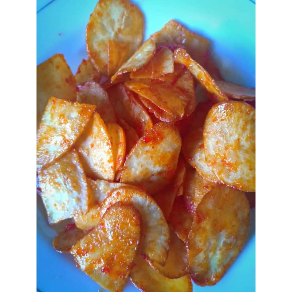 

KERIPIK SINGKONG PEDAS DAN GURIH