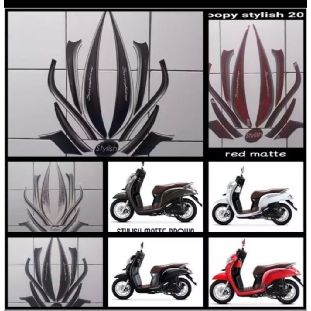 list body set striping Scoopy stylish 2018