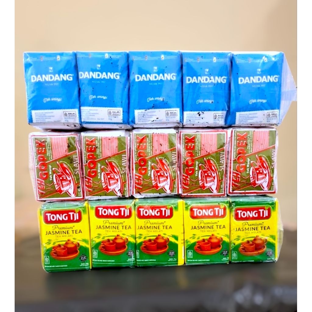 

teh racikan.. jasmine 40g / gopek / dndg biru (PERSLOP)