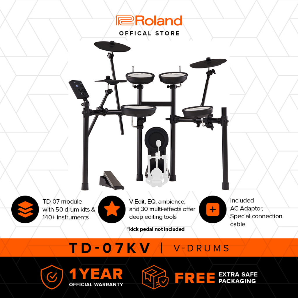 Roland TD-07KV V-Drums Drum Elektrik