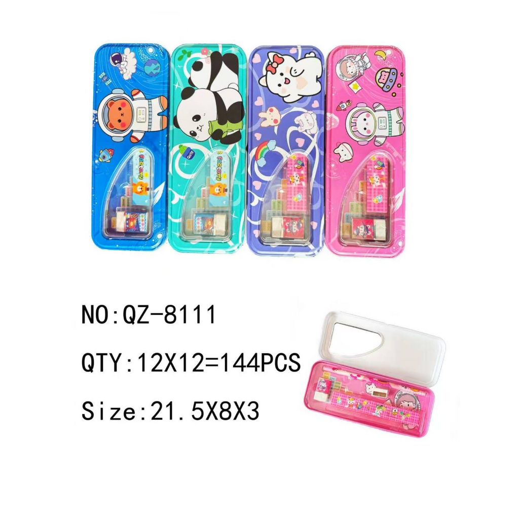 

Tempat Pensil Kotak Pensil Kaleng Pen Case Set Isi Gambar Lucu