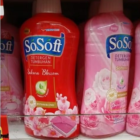 sosoft detergent cair botol