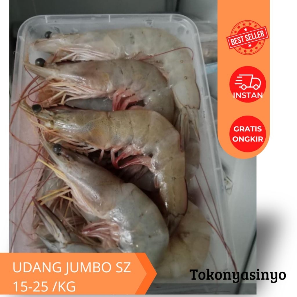 

Udang Fresh Size 15-25 Thinwall 500gr / 1kg
