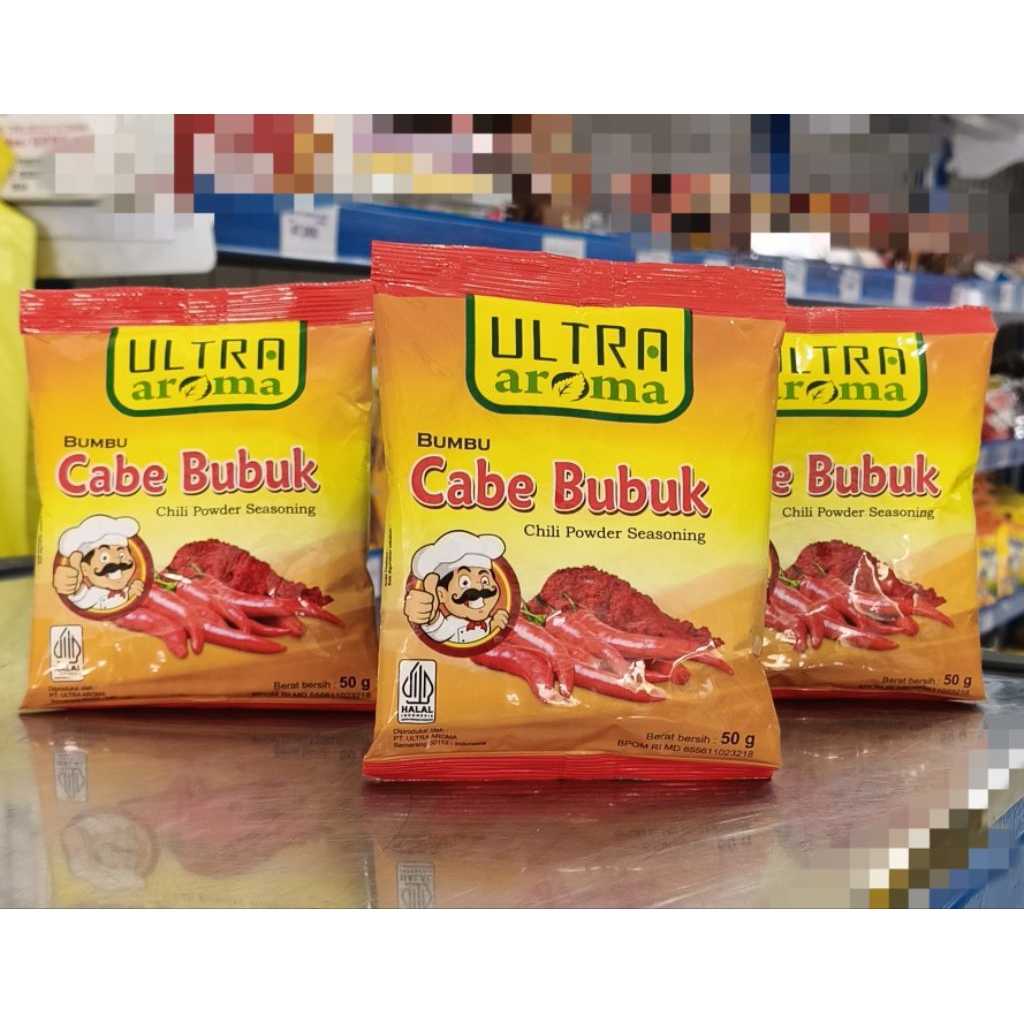 

Ultra Cabe Bubuk 50gr/Cabai Bubuk/Cabe Bubuk 50gr/Chili Powder Ultra