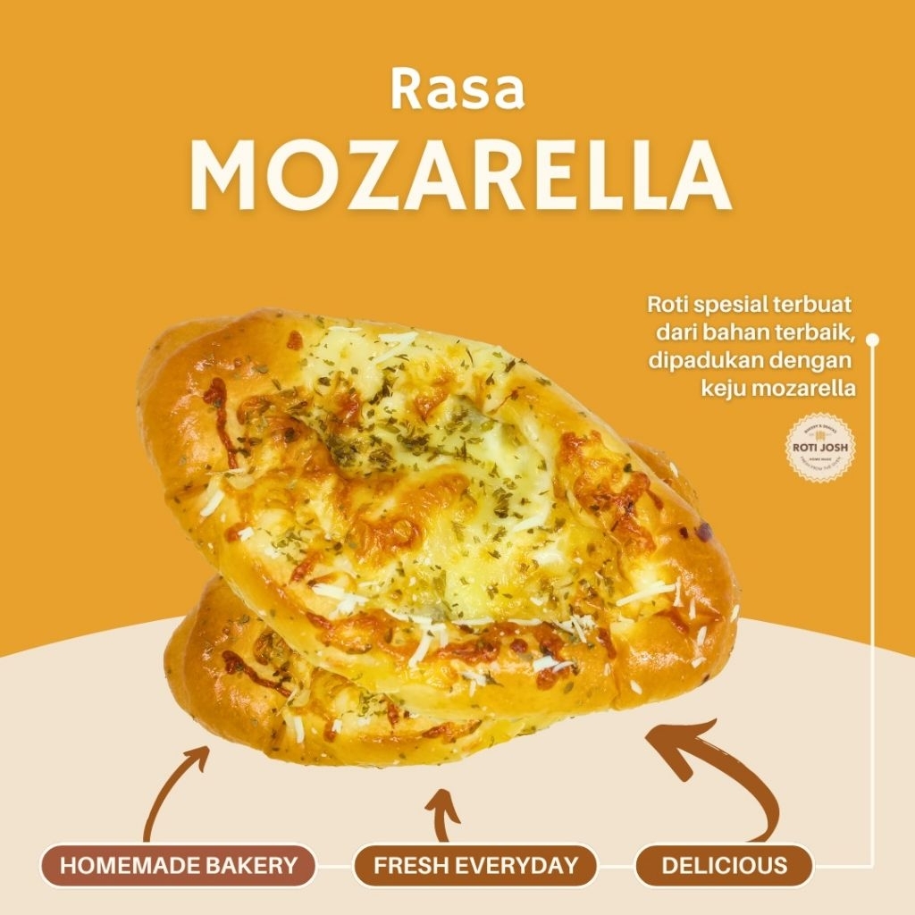 

Roti Mozarella - Roti Josh. (pesan sebelum jam 4 sore dikirim besok harinya)