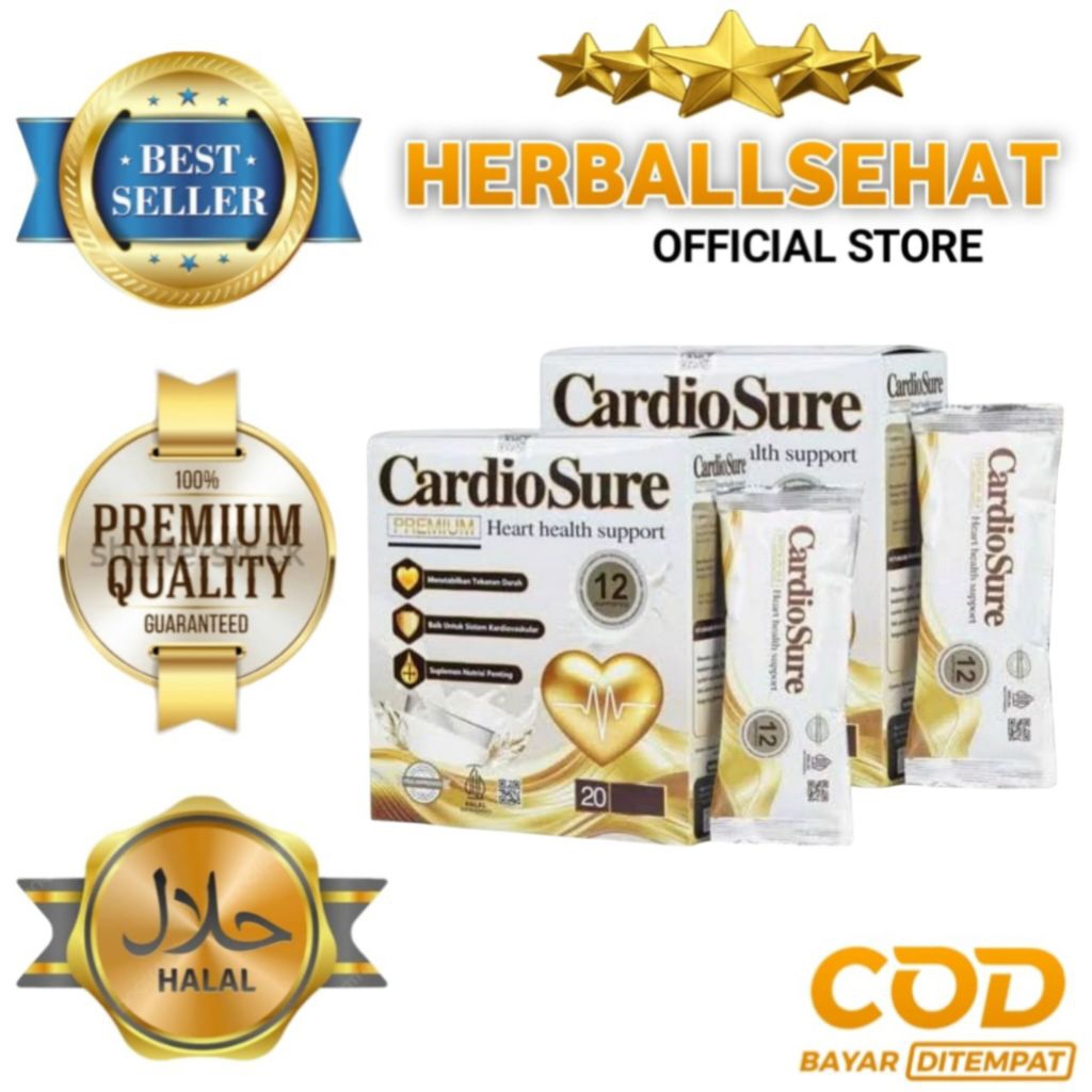 

CARDIOSURE Susu Kesehatan Ampuh Atasi Darah Tinggi Jantung Kolesterol Paling Ampuh Cardiosure Asli Original