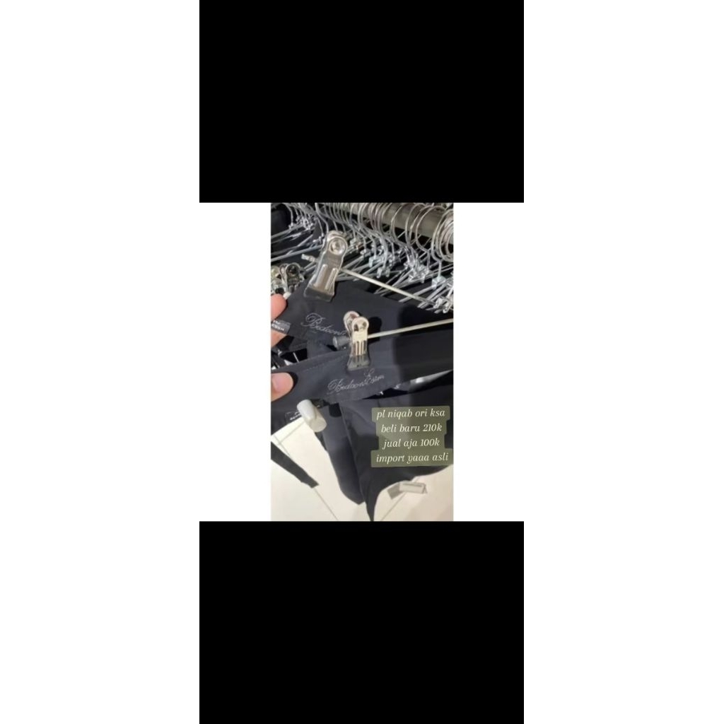 preloved niqab bedoon essm