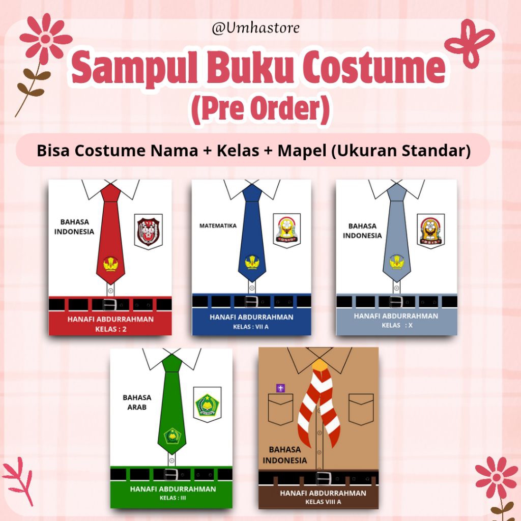 

Sampul Buku Costume Nama Lucu dan Unik