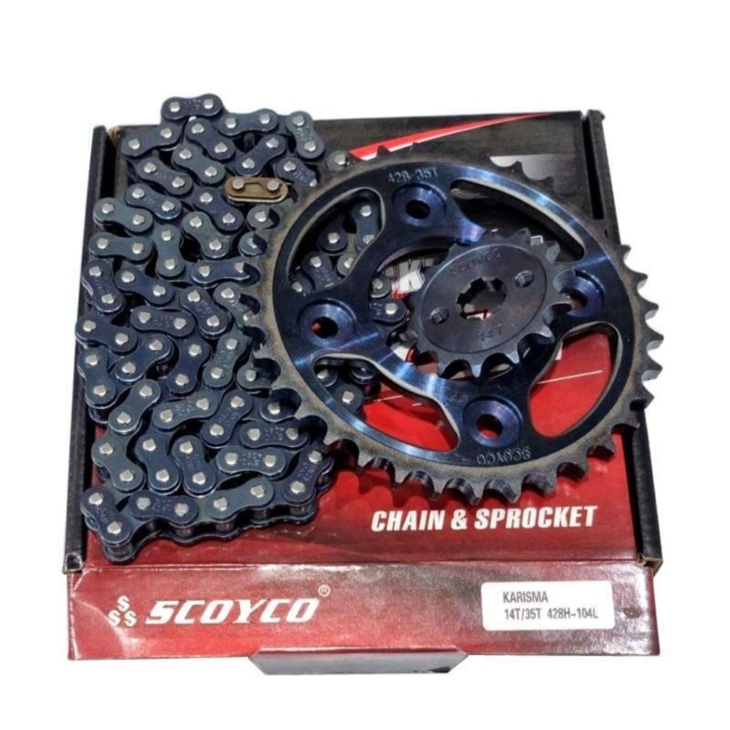 GEAR PAKET 14/35T(428H-104L) SCOYCO KARISMA 428H