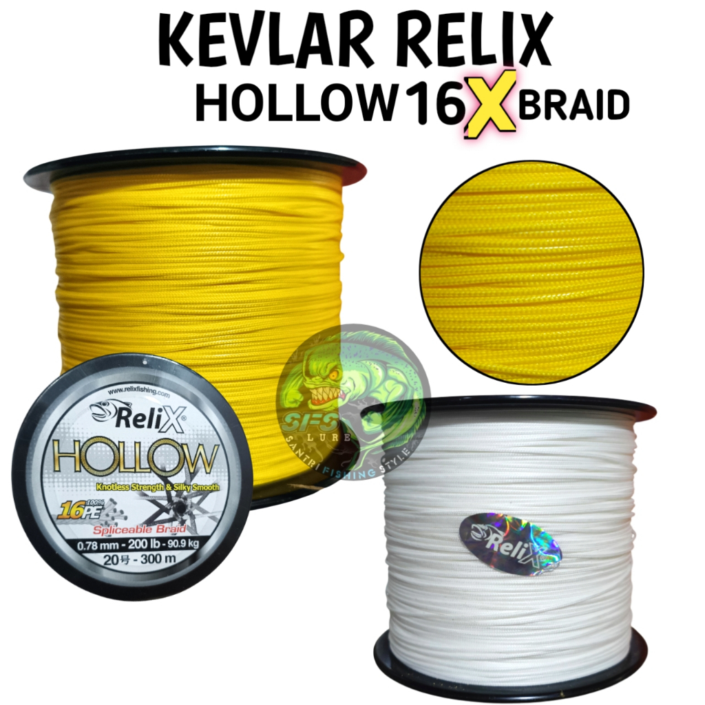Kevlar Relix hollow x16 kevlar assist hook jig kevlar relix nusantara tali kevlar kevlar asist hok m