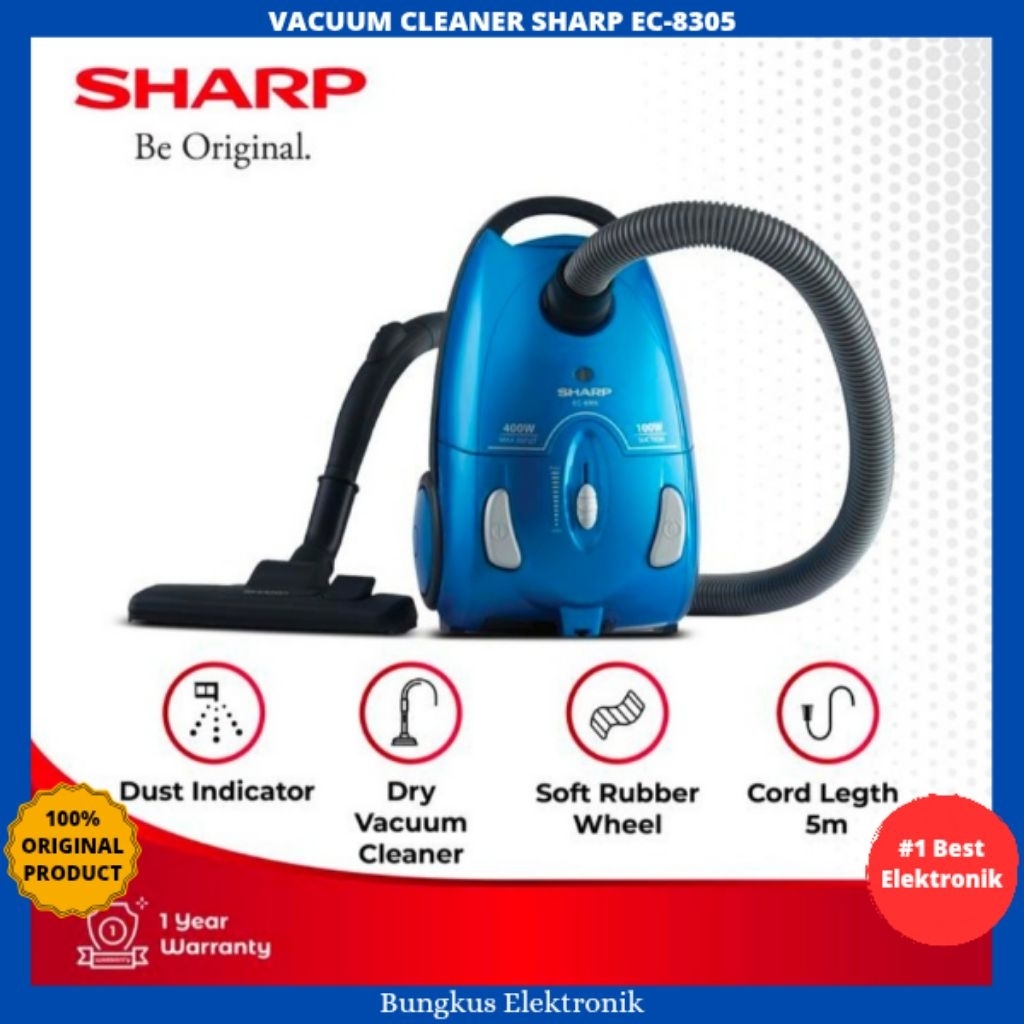 VACUUM CLEANER SHARP EC-8305 LOWWATT VACUUM CLEANER SHARP