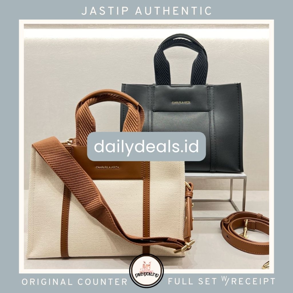 #2-30151503 Mini Shalia - Jast[p] CK ORIGINAL COUNTER CANVAS TOTE BAG TAS STORE AUTHENTIC ASLI MALL 