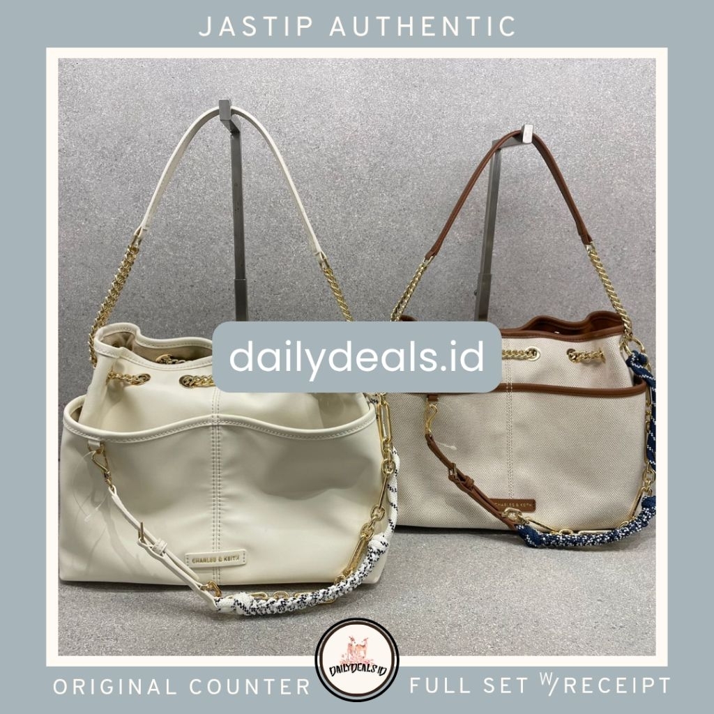 #2-20782617-1 Addison Rope - Jast[p] CK ORIGINAL COUNTER KNOTTED TOTE BAG TAS CANVAS STORE AUTHENTIC