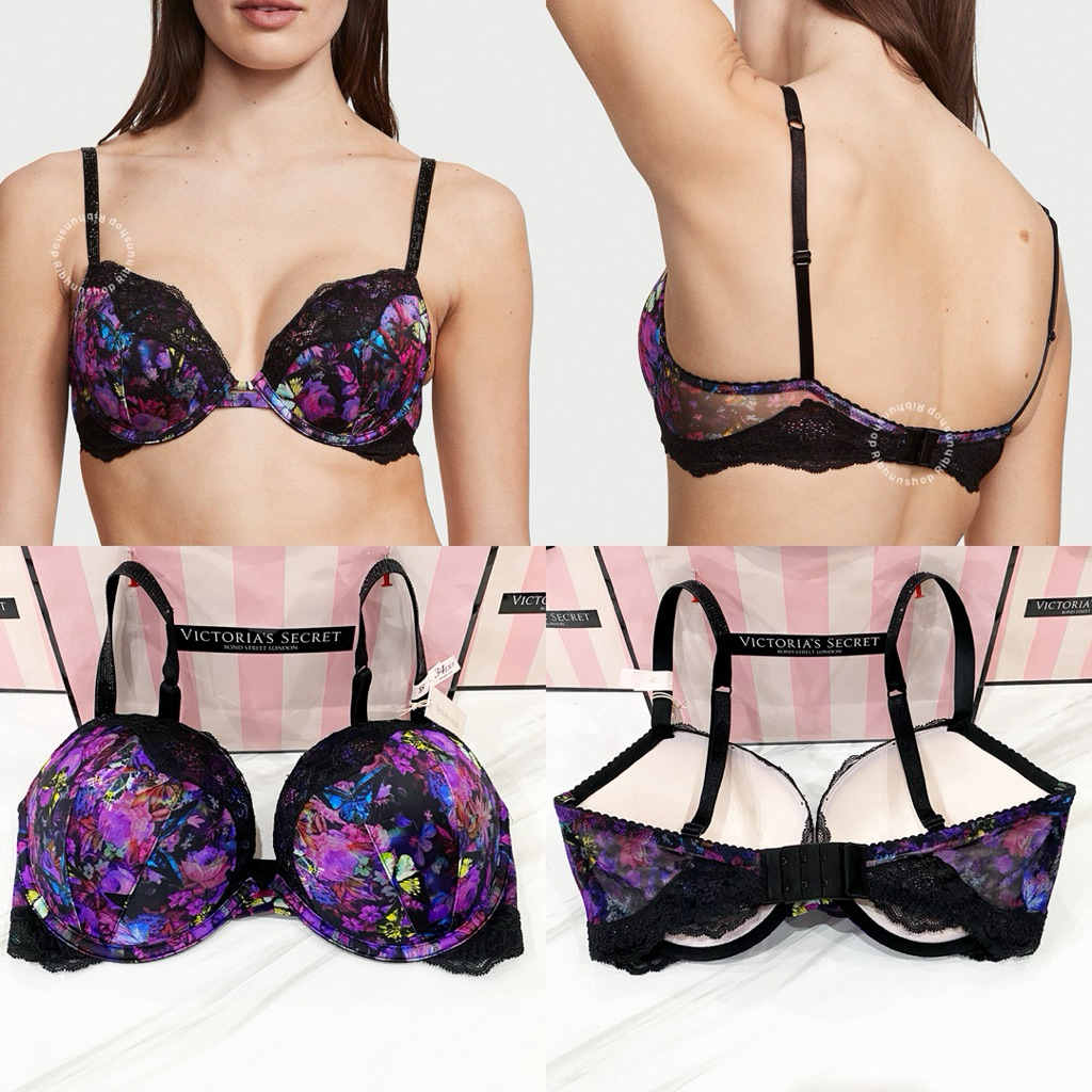 Victoria Secret Original Bra Very Sexy Push Up Size 34DD 34DDD 11221822