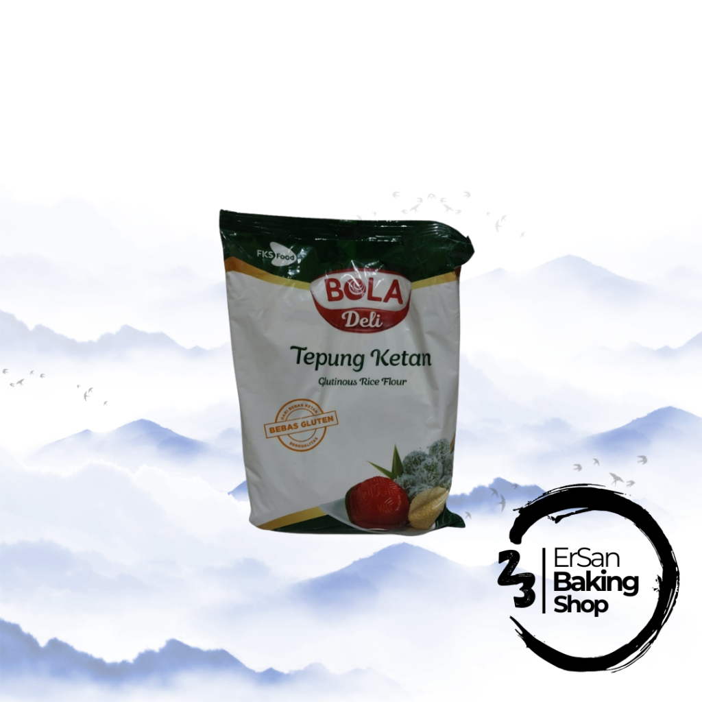 

Tepung Ketan Putih/Tepung Pulut Putih/Tepung Bola Deli Ketan 500gr