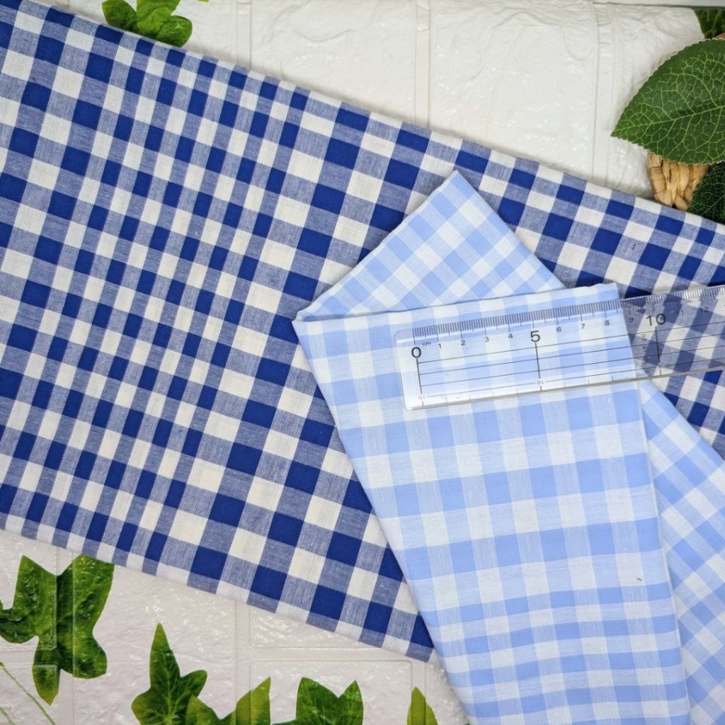 KAIN KATUN KOTAK ZARA 240160