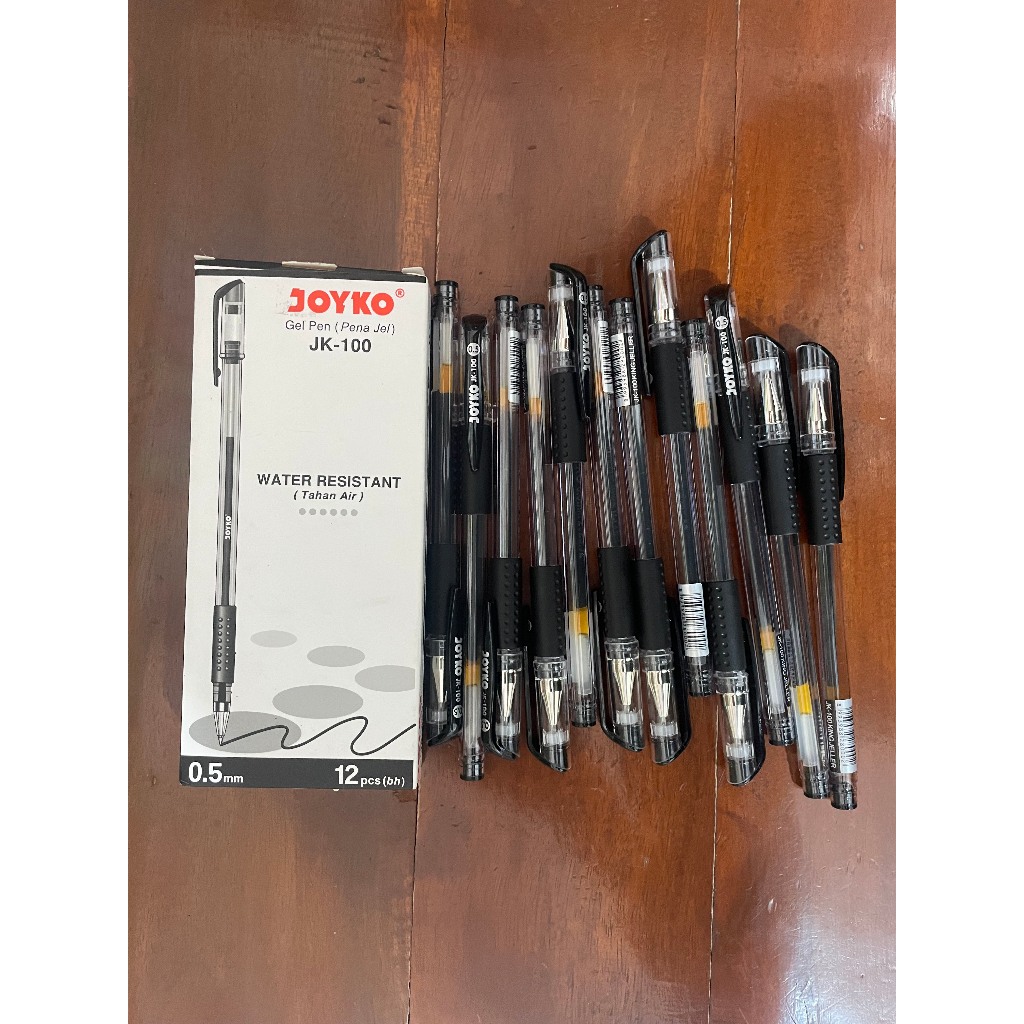 

(12pcs) Pulpen Gel JOYKO JK-100