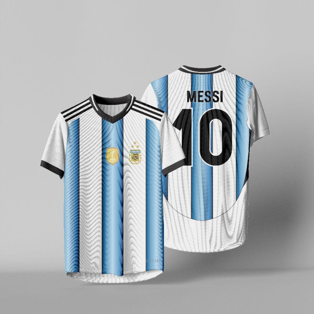 Jersey Sepak Bola Argentina Lionel Messi 10