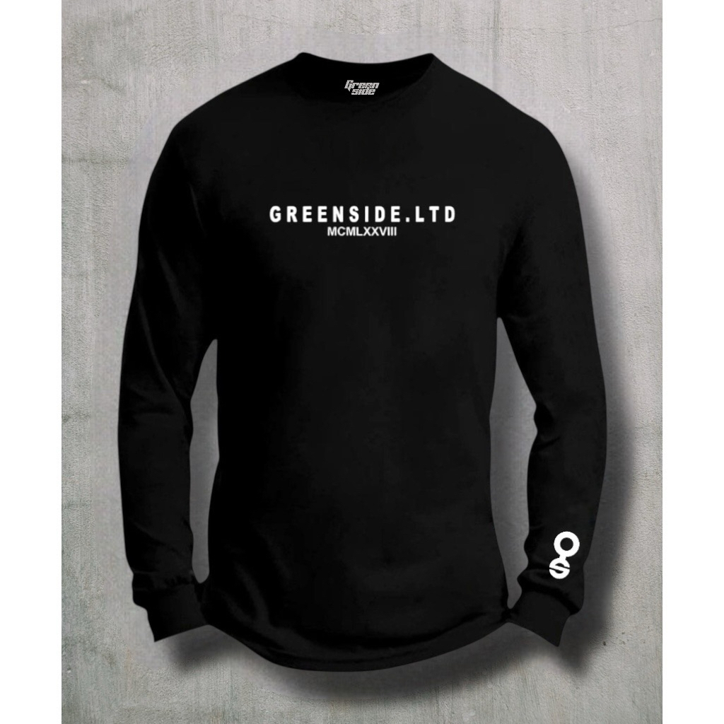 Kaos Tangan Panjang / Kaos Distro Bandung Tangan Panjang Terbaru 2025 / greenlight / kaos pria keren