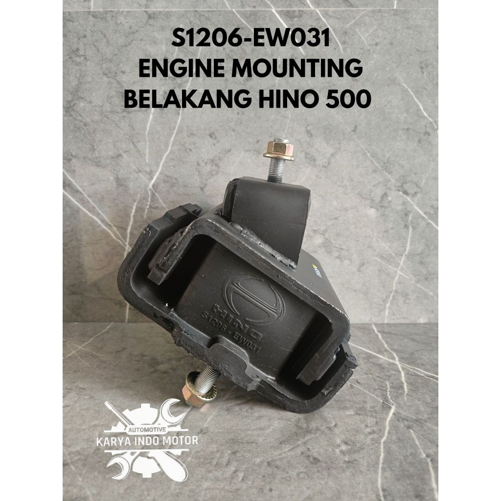 TRANSMOUNTING/ENGINE MOUNTING BELAKANG HINO 500 S1206-EW031