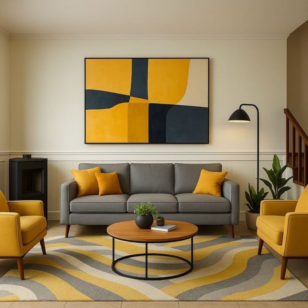 sofa ruang tamu minimalis kombinasi warna trend 2025 nyaman dan stylish