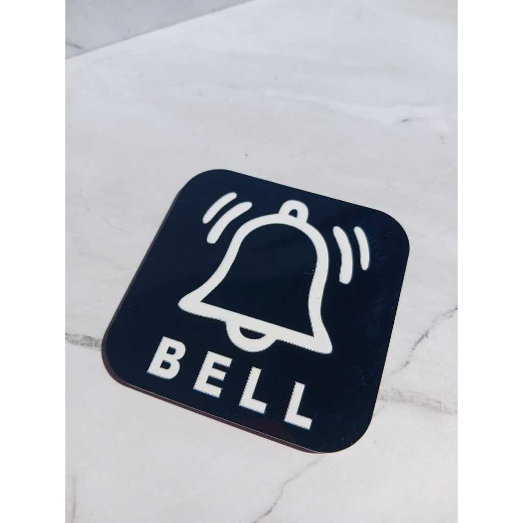 signboard tanda bell| tanda untuk penanda bell