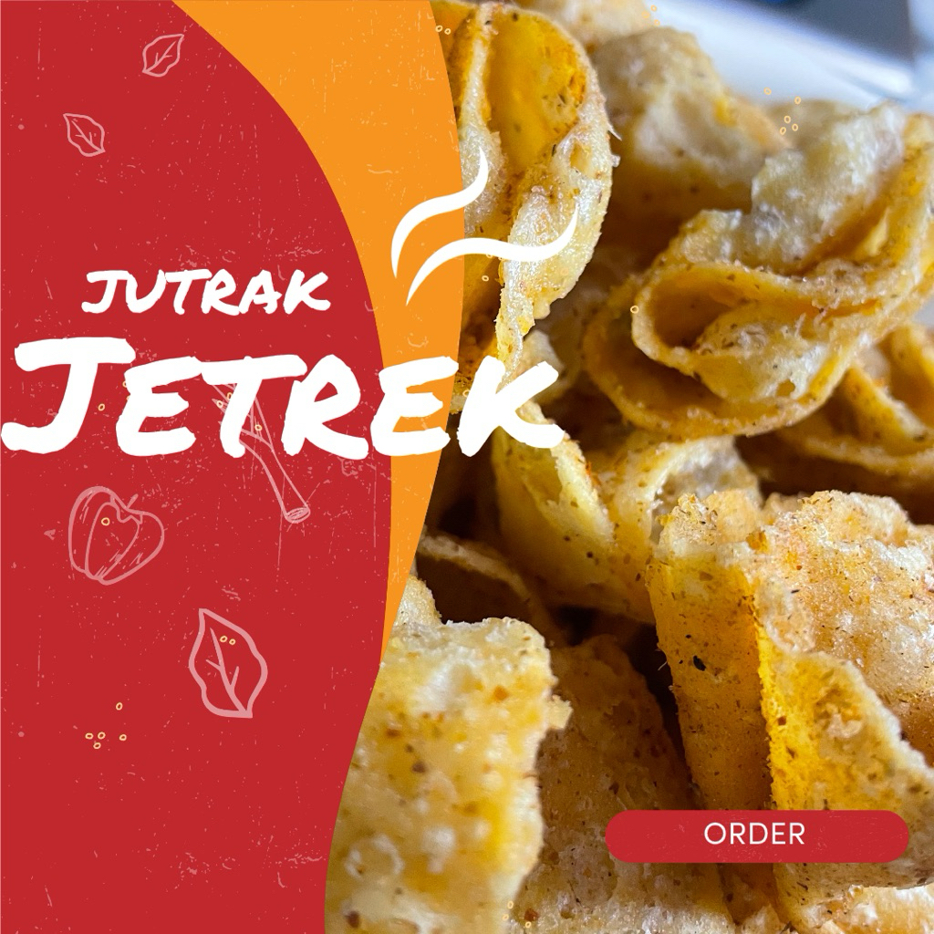 

JETREK Viral 250gram! Cemilan Kekinian dari Bandung /Rasa Pedas dan original/Camilan Asli Bandung yang Lagi Hits – Pedas dan original Flavor khas daerah.