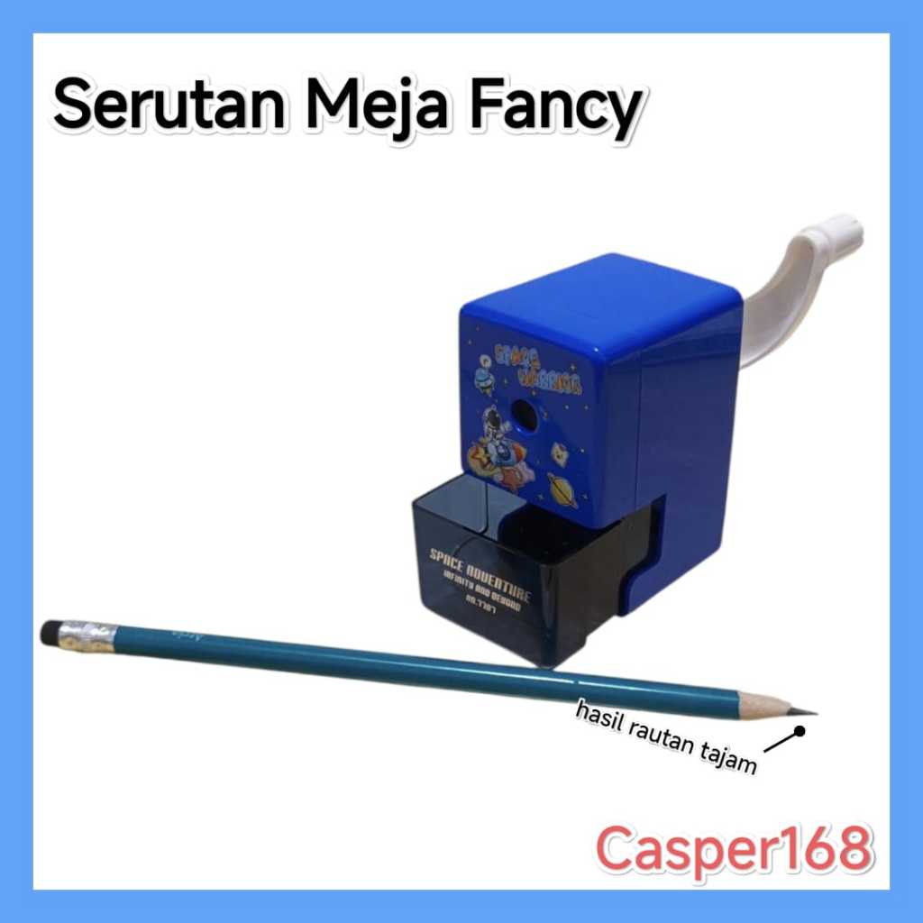 

SERUTAN MEJA PUTAR FANCY - RAUTAN MEJA KOTAK KARAKTER - SHARPENER FANCY
