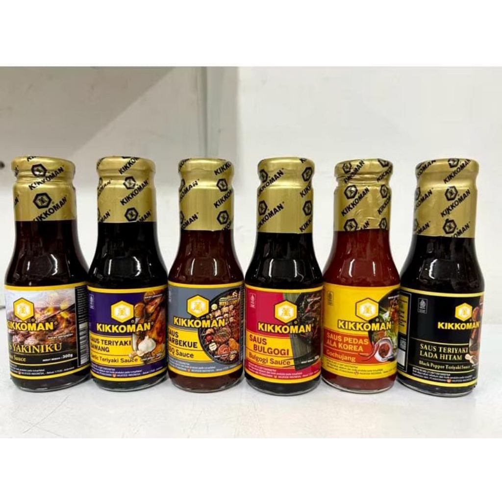 

saos kikkoman teriyaki/bulgogi/gochujang/Yakiniku/lada hitam