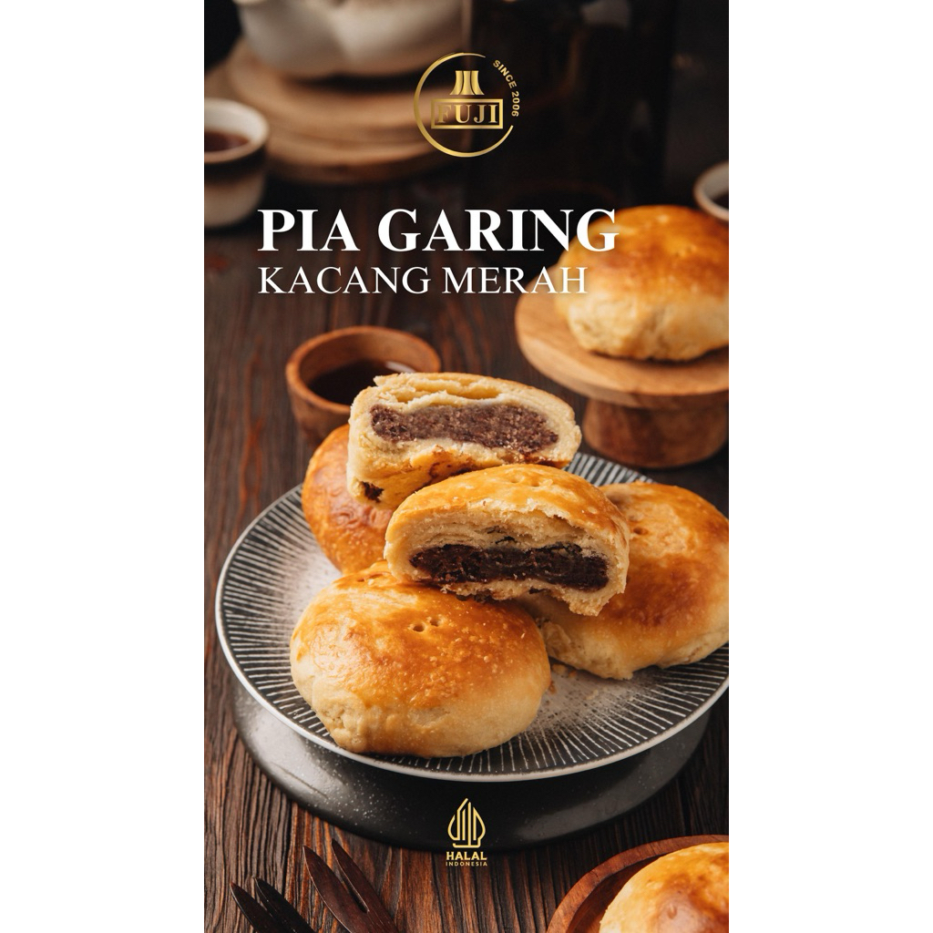 

Pia Garing Kacang Merah
